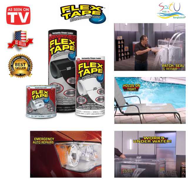 Flex Tape Clear - Ultimate Waterproofing Solution for All Surfaces